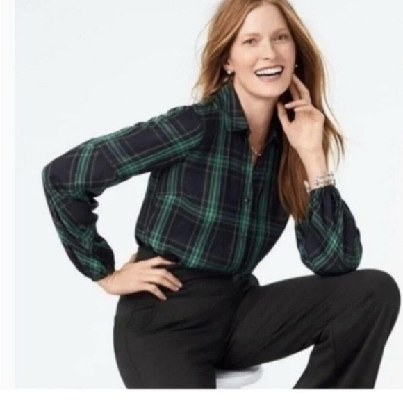 Cabi Big Sur plaid shirt - Picture 2 of 6